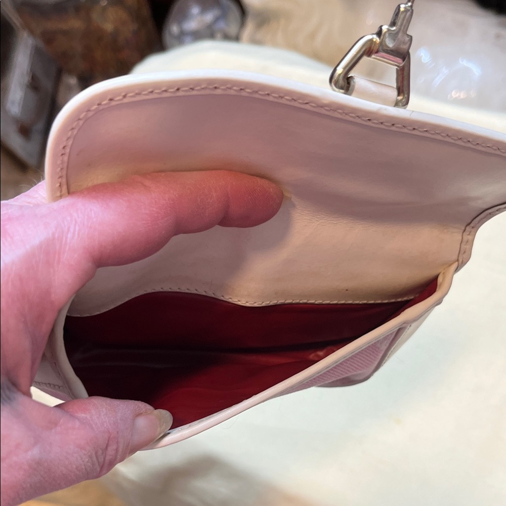 Dooney & Bourke Pink and White Clutch - Picture 3 of 3